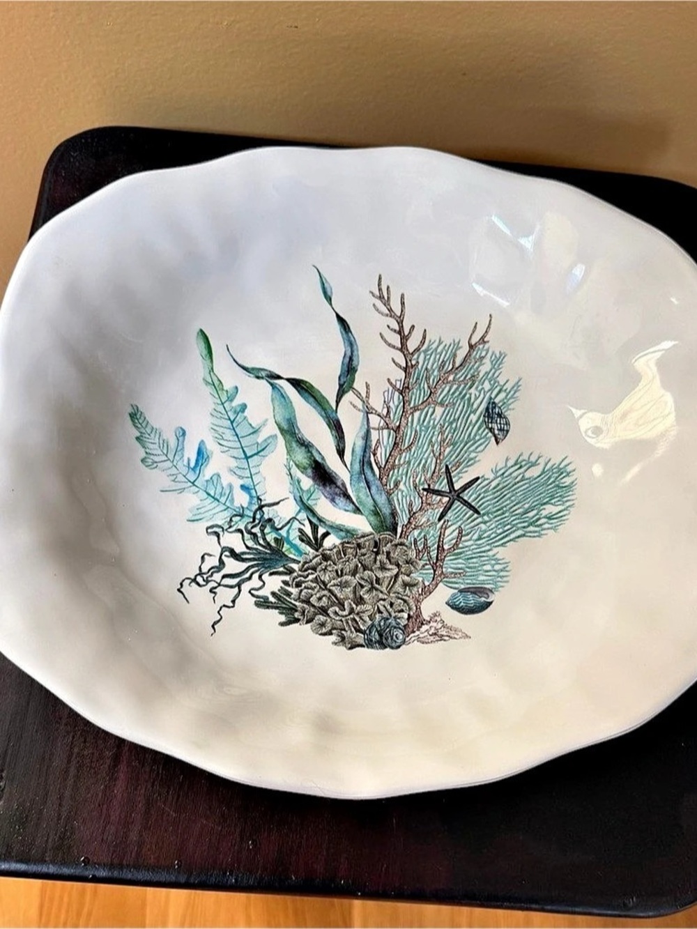 Michel Design Works Ocean Tide Melamine Pasta Bowl